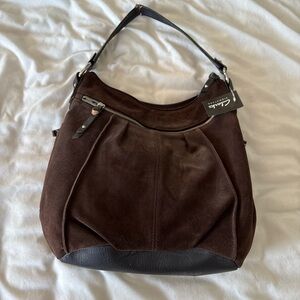 Clarks Women's Hobo Bag in Rich Brown and Black